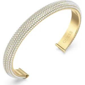 GUESS STEEL ESSENZA JUBB06022JWYGL Χειροπέδα Χρυσή Με Πέτρες