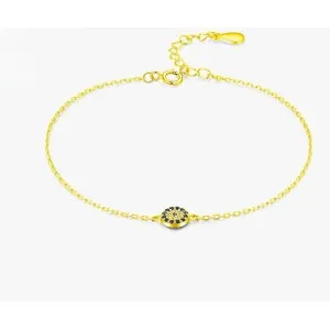 Βραχιόλι Jooliete από επιχρυσωμένο  ασήμι 925 και πέτρες ζιργκόν BRRB756G