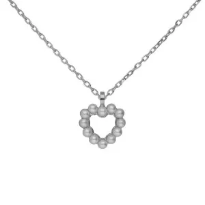 Γυναικείο κολιέ Victoria Cruz A5575-00HG από ασήμι 925 με μαργαριτάρι.