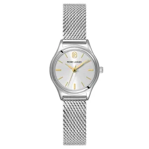 Γυναικείο ρολόι PIERRE LANNIER 020L621 από ανοξείδωτο ατσάλι με ασημί καντράν και μπρασελέ.