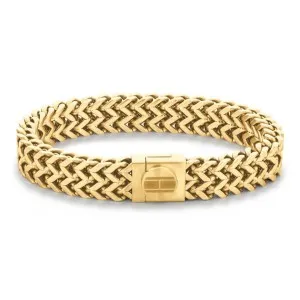 Ανδρικό βραχιόλι Tommy Hilfiger 2790246 από επιχρυσωμένο ανοξείδωτο ατσάλι.