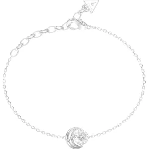 GUESS STEEL AURORA JUBB06234JWRHL Βραχιόλι Ασημένιο Με Σχέδιο Με Πέτρα