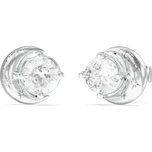 GUESS STEEL AURORA JUBE06233JWRHT U Σκουλαρίκια Ασημένια Με Πέτρες