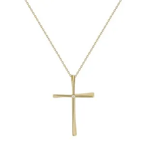 Γυναικείο Χρυσό κολιέ σταυρός K750K