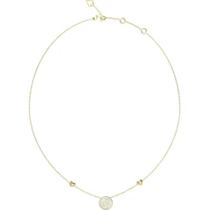 GUESS STEEL G TALISMAN JUBN06201JWYGT U Κολιέ Χρυσό Με Καρδιές Και Λογότυπο