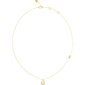 GUESS STEEL MOON DROPS JUBN06252JWYGT U Κολιέ Χρυσό Με Βότσαλο Με Πέτρες