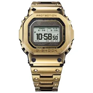 Ρολόι Casio GMW-BZ5000GD-9ER G-Shock με ψηφιακό καντράν και επιχρυσωμένο μπρασελέ.