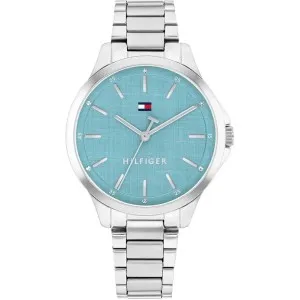 Ρολόι TOMMY HILFIGER 1782826 Chloe από ανοξείδωτο ατσάλι με γαλάζιο καντράν και μπρασελέ.