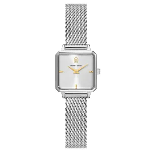 Γυναικείο ρολόι PIERRE LANNIER 071H621 Leonor από ανοξείδωτο ατσάλι με ασημί καντράν και μπρασελέ.