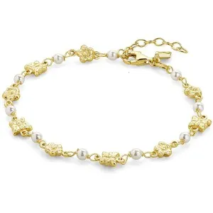 Γυναικείο βραχιόλι VOGUE 20171018301 από επιχρυσωμένο ασήμι 925 σε χρυσή επιμετάλλωση 18 καρατίων.