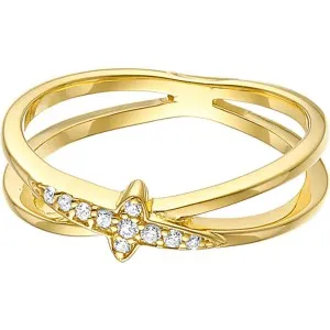 Γυναικείο δαχτυλίδι VOGUE 20171546111 από επιχρυσωμένο ασήμι 925 σε χρυσή επιμετάλλωση 18 καρατίων.