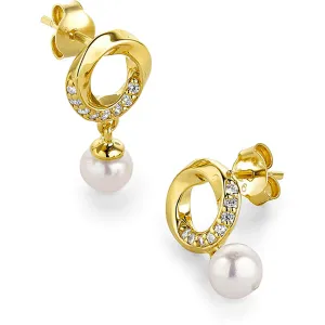 Γυναικεία σκουλαρίκια VOGUE 20172746241 από επιχρυσωμένο ασήμι 925 σε χρυσή επιμετάλλωση 18 καρατίων.