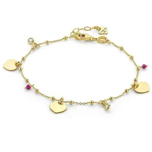 Γυναικείο βραχιόλι VOGUE 20176734301 από επιχρυσωμένο ασήμι 925 σε χρυσή επιμετάλλωση 18 καρατίων.