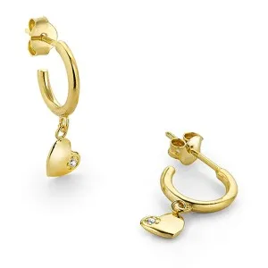 Σκουλαρίκια VOGUE 20177134201 από επιχρυσωμένο ασήμι 925 σε χρυσή επιμετάλλωση 18 καρατίων.