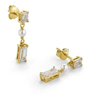 Γυναικεία σκουλαρίκια VOGUE 20179754211 από επιχρυσωμένο ασήμι 925 σε χρυσή επιμετάλλωση 18 καρατίων.