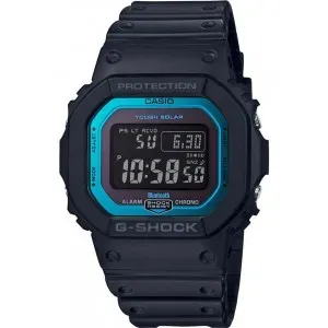 Ρολόι CASIO GW-B5600-2ER G-Shock Ηλιακό με Μαύρο Καουτσούκ Λουράκι και με Bluetooth