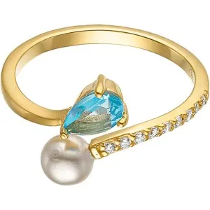 Γυναικείο δαχτυλίδι VOGUE 20171002141 από επιχρυσωμένο ασήμι 925 σε χρυσή επιμετάλλωση 18 καρατίων.