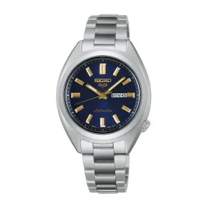 Ρολόι SEIKO SRE021K1J 'Hebitama' SNXS Automatic από ανοξείδωτο ατσάλι με μπλε καντράν και ασημί μπρασελέ.