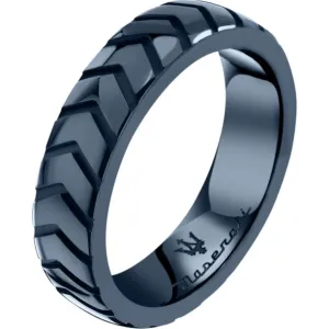 MASERATI CERAMIC JM226ATZ89023 Ανδρικό Δαχτυλίδι Μπλε Κεραμικό