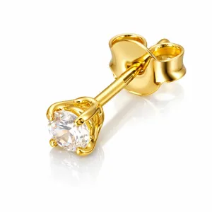 Μονό Σκουλαρίκι SKXR351 14 Καράτια