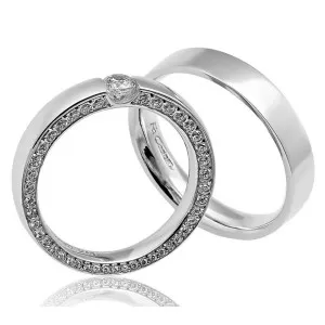 Βέρα Ασήμι 925 FaCad'oro WR-28S