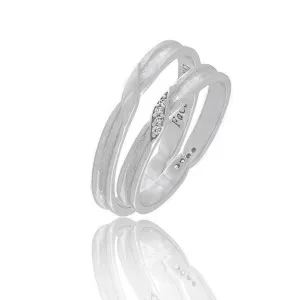 Βέρα Ασήμι 925 FaCad'oro WR-88S