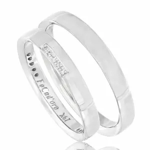 Βέρα Ασήμι 925 FaCad'oro WR-90S