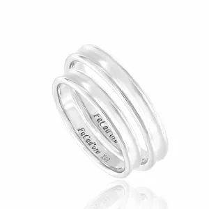 Βέρα Ασήμι 925 FaCad'oro WR-96S