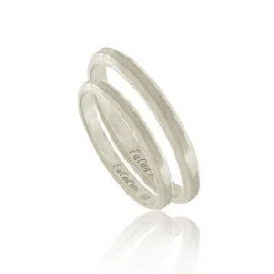 Βέρα Ασήμι 925 FaCad'oro WR-100S