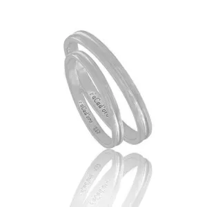 Βέρα Ασήμι 925 FaCad'oro WR-101S