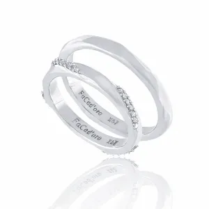 Βέρα Ασήμι 925 FaCad'oro WR-103S