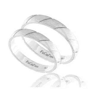 Βέρα Ασήμι 925 FaCad'oro WR-107S