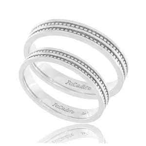 Βέρα Ασήμι 925 FaCad'oro WR-111S