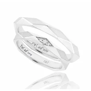 Βέρα Ασήμι 925 FaCad'oro WR-118S