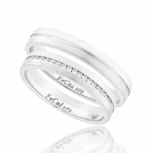 Βέρα Ασήμι 925 FaCad'oro WR-119S