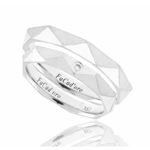 Βέρα Ασήμι 925 FaCad'oro WR-120S