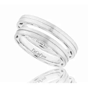 Βέρα Ασήμι 925 FaCad'oro WR-121S