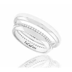 Βέρα Ασήμι 925 FaCad'oro WR-122S