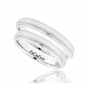 Βέρα Ασήμι 925 FaCad'oro WR-124S