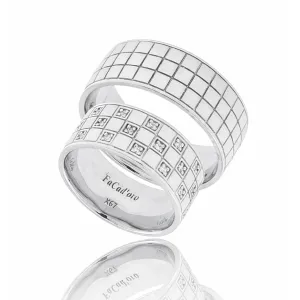 Βέρα Ασήμι 925 FaCad'oro WR-129S