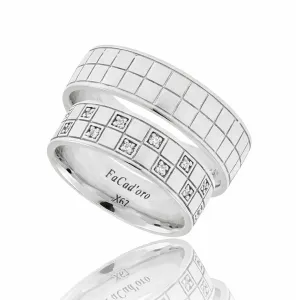 Βέρα Ασήμι 925 FaCad'oro WR-130S