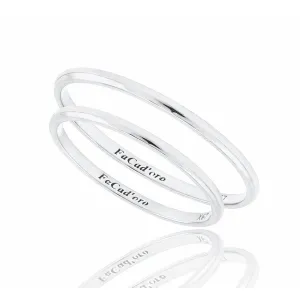 Βέρα Ασήμι 925 FaCad'oro WR-137S