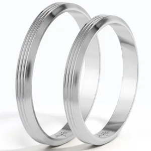 Βέρα Ασήμι 925 Classic Series ATVR101S