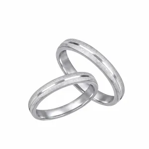 Βέρα Ασήμι 925 BK Wedding Rings ΒΚ1056/32S