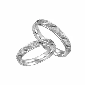 Βέρα Ασήμι 925 BK Wedding Rings ΒΚ1055/32S