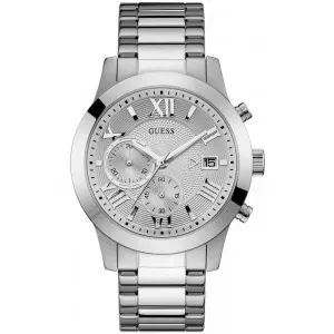 GUESS ATLAS W0668G7 Ανδρικό Ρολόι Quartz Χρονογράφος Ακριβείας