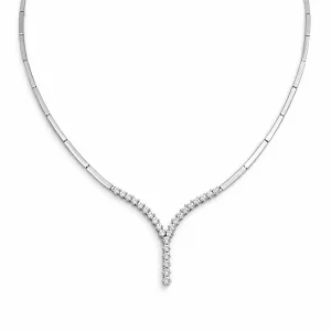 Γυναικείο Κολιέ Χρυσό 9 Καράτια Με Πέτρες Ζιργκόν