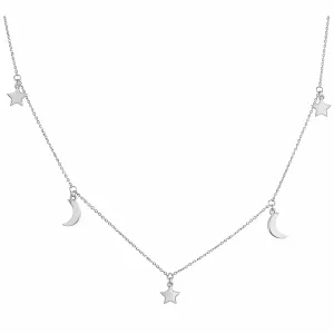 Λευκόχρυσο κολιέ 9 καρατίων FL32922L