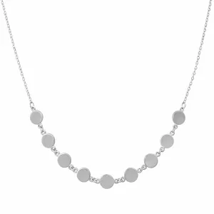 Λευκόχρυσό  κολιέ 9 καρατίων FL34181L