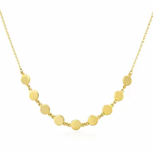 Xρυσό  κολιέ 9 καρατίων FL036408